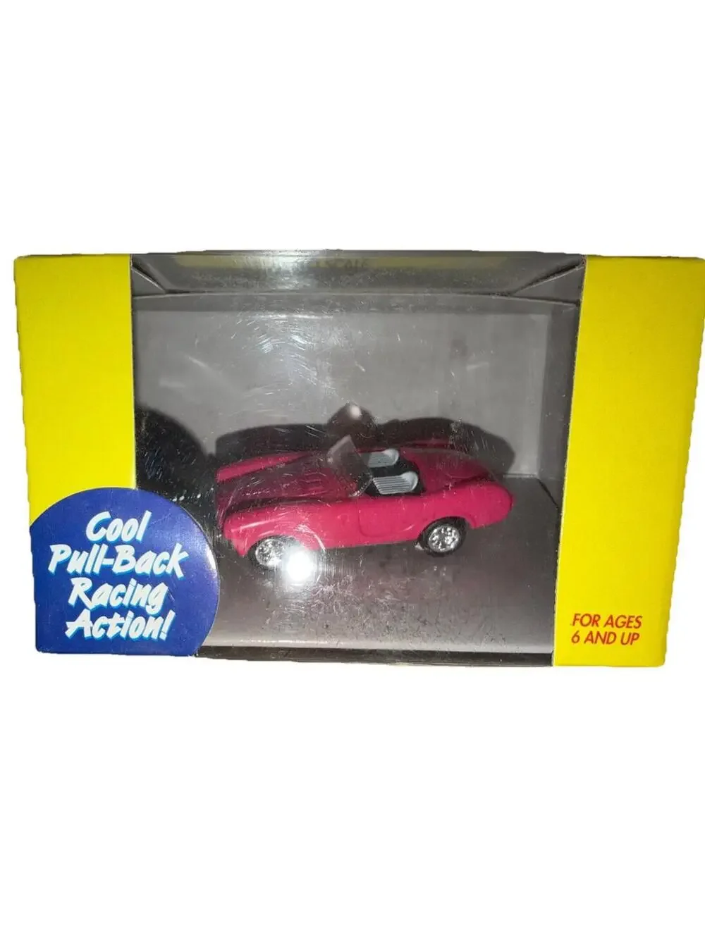 Johnny Lightning Thunderjets 500 Chevy Corvette Pull-Back Diecast 1:64 Scale